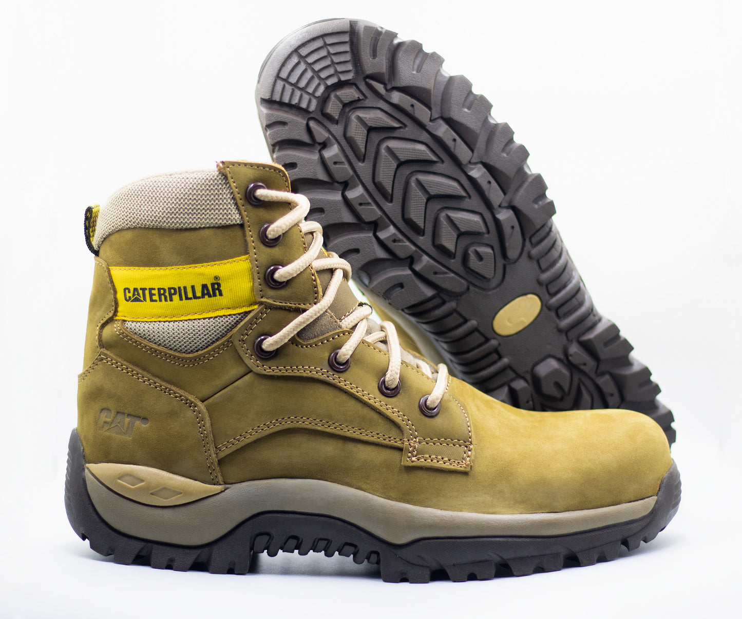 Bota Cat Urbana Ocre con Puntera